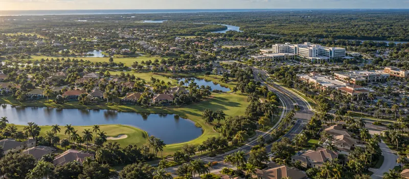 Aerial view of Trinity, FL