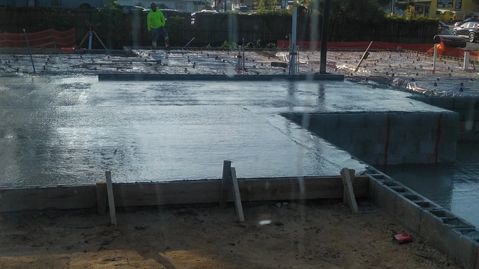 Commercial building serviced by K & R Concrete Pumping
