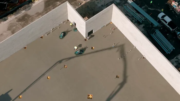 Slabs, Pads & Flatwork job by K & R Concrete Pumping