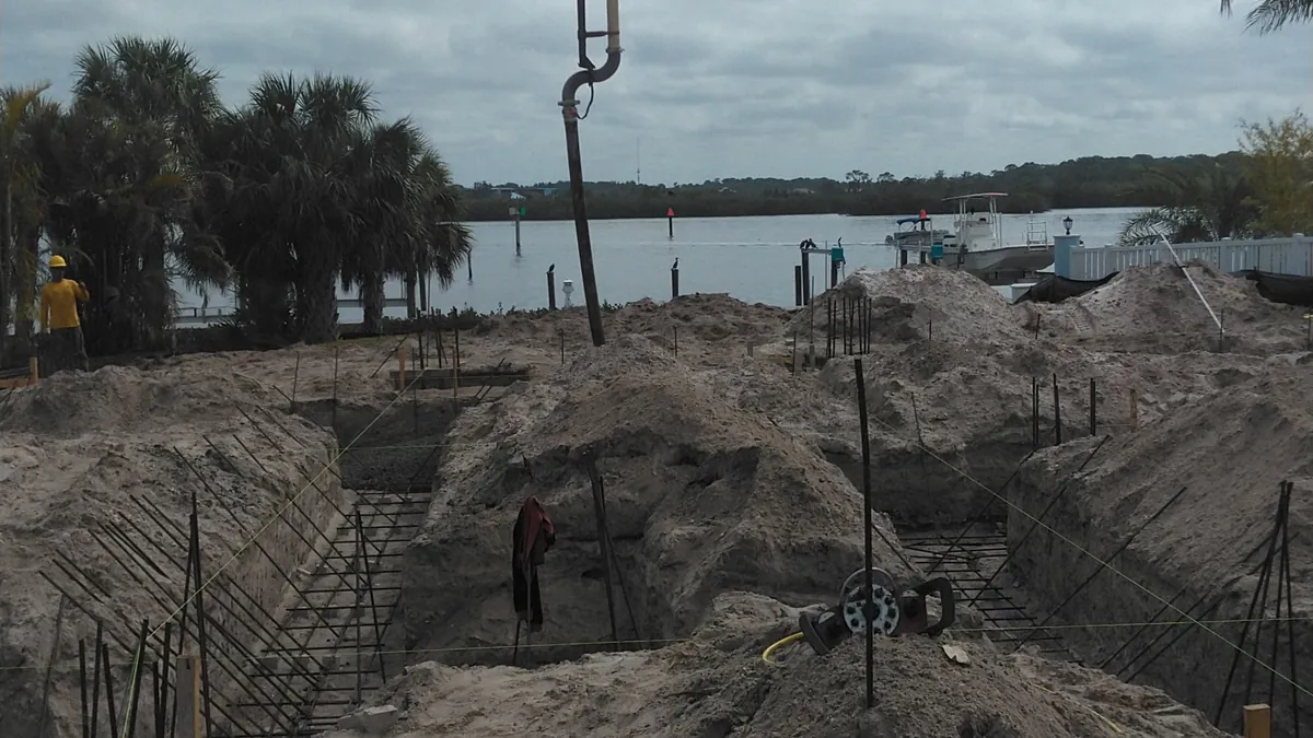 House Foundations & Footings work by K & R Concrete Pumping
