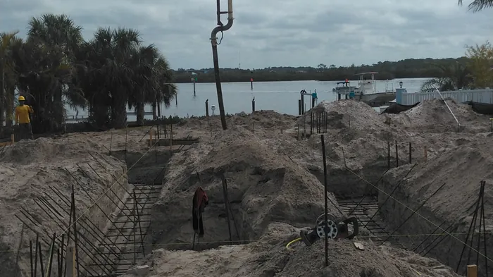House Foundations & Footings job by K & R Concrete Pumping